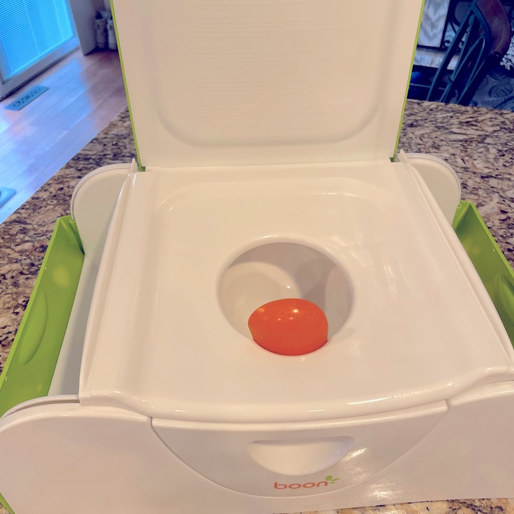 Boon Potty Stepstool With Storage And Toilet Paper Holder